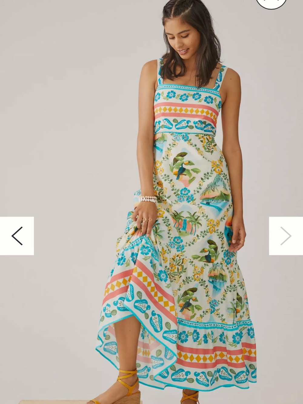 FARM RIo for Anthropologie printed maxi dress size xs BNWT - Picture 2 of 7